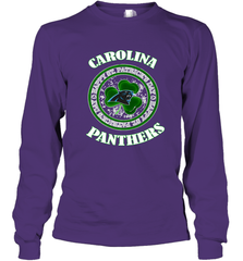 NFL Carolina Panthers Logo Happy St Patrick's Day Long Sleeve T-Shirt Long Sleeve T-Shirt - HHHstores