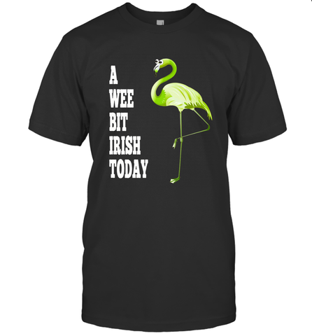 A Wee Bit Irish Today Flamingo St. Patrick's Day Men's T-Shirt Men's T-Shirt / Black / S Men's T-Shirt - HHHstores