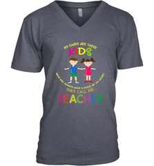 They Call Me Teacher School Kids Fun Appreciation Men's V-Neck Men's V-Neck - HHHstores