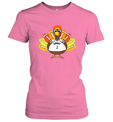 Cool Thanksgiving Football Shirt _ Gobble Player Turkey Gift Women's T-Shirt Women's T-Shirt - HHHstores