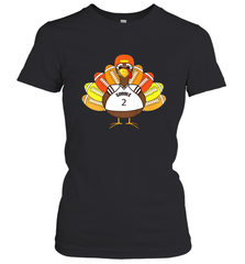 Cool Thanksgiving Football Shirt _ Gobble Player Turkey Gift Women's T-Shirt Women's T-Shirt - HHHstores