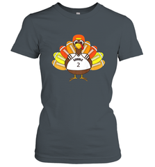 Cool Thanksgiving Football Shirt _ Gobble Player Turkey Gift Women's T-Shirt Women's T-Shirt - HHHstores
