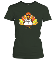 Cool Thanksgiving Football Shirt _ Gobble Player Turkey Gift Women's T-Shirt Women's T-Shirt - HHHstores
