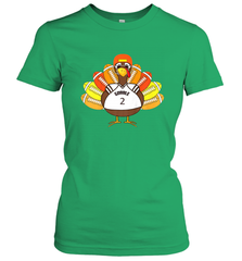 Cool Thanksgiving Football Shirt _ Gobble Player Turkey Gift Women's T-Shirt Women's T-Shirt - HHHstores