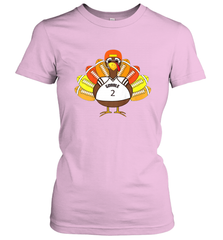 Cool Thanksgiving Football Shirt _ Gobble Player Turkey Gift Women's T-Shirt Women's T-Shirt - HHHstores