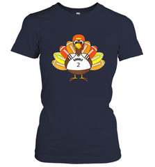 Cool Thanksgiving Football Shirt _ Gobble Player Turkey Gift Women's T-Shirt Women's T-Shirt - HHHstores