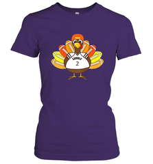 Cool Thanksgiving Football Shirt _ Gobble Player Turkey Gift Women's T-Shirt Women's T-Shirt - HHHstores