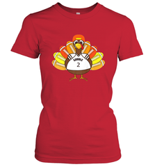 Cool Thanksgiving Football Shirt _ Gobble Player Turkey Gift Women's T-Shirt Women's T-Shirt - HHHstores