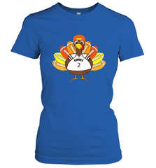 Cool Thanksgiving Football Shirt _ Gobble Player Turkey Gift Women's T-Shirt Women's T-Shirt - HHHstores