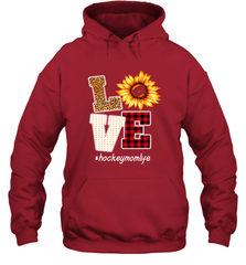 Love Hockey Mom Life Design Hooded Sweatshirt Hooded Sweatshirt - HHHstores