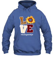 Love Hockey Mom Life Design Hooded Sweatshirt Hooded Sweatshirt - HHHstores