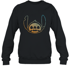 Disney Stitch Face Halloween Crewneck Sweatshirt