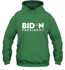 Joseph Biden For President T Shirt_ LGBT Gay Pride Rainbow Hooded Sweatshirt Hooded Sweatshirt - HHHstores