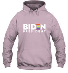 Joseph Biden For President T Shirt_ LGBT Gay Pride Rainbow Hooded Sweatshirt Hooded Sweatshirt - HHHstores