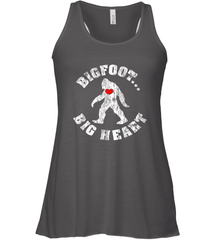 Bigfoot Heart Valentine's Day Lover Art Graphics Great Gift Women's Racerback Tank Women's Racerback Tank - HHHstores