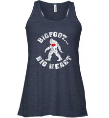 Bigfoot Heart Valentine's Day Lover Art Graphics Great Gift Women's Racerback Tank Women's Racerback Tank - HHHstores