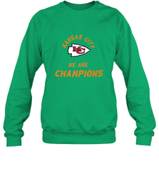 KC Kansas City Tribal Arrowhead we are Champions Crewneck Sweatshirt Crewneck Sweatshirt - HHHstores