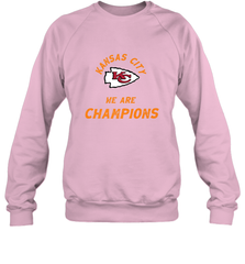 KC Kansas City Tribal Arrowhead we are Champions Crewneck Sweatshirt Crewneck Sweatshirt - HHHstores