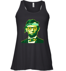 Abraham Lincoln St Patricks Day Women's Racerback Tank