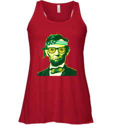 Abraham Lincoln St Patricks Day Women's Racerback Tank