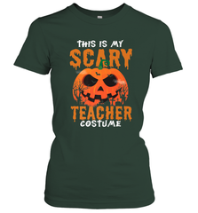 This Is My Scary Teacher Costume Halloween Gift Women's T-Shirt Women's T-Shirt - HHHstores