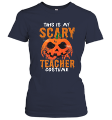 This Is My Scary Teacher Costume Halloween Gift Women's T-Shirt Women's T-Shirt - HHHstores