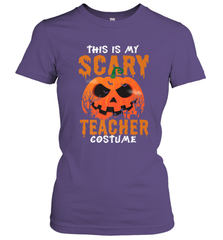 This Is My Scary Teacher Costume Halloween Gift Women's T-Shirt Women's T-Shirt - HHHstores