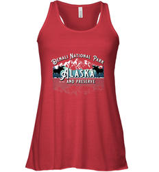 Denali National Park Alaska AK USA Moose Souvenir Women's Racerback Tank