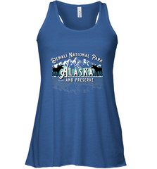 Denali National Park Alaska AK USA Moose Souvenir Women's Racerback Tank Women's Racerback Tank - HHHstores