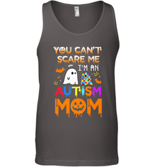 You Can't Scare Me I'm An Autism Mom Ghost Awareness Funny Men's Tank Top Men's Tank Top - HHHstores