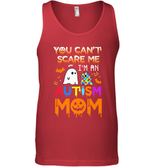 You Can't Scare Me I'm An Autism Mom Ghost Awareness Funny Men's Tank Top Men's Tank Top - HHHstores