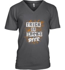 Trick or Beer Funny Halloween Trick or Treat Men's V-Neck Men's V-Neck - HHHstores