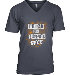 Trick or Beer Funny Halloween Trick or Treat Men's V-Neck Men's V-Neck - HHHstores