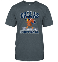 Dallas Thanksgiving Day Funny Turkey Playing Texas Football Premium T Shirt Men's T-Shirt Men's T-Shirt - HHHstores