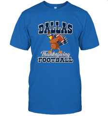 Dallas Thanksgiving Day Funny Turkey Playing Texas Football Premium T Shirt Men's T-Shirt Men's T-Shirt - HHHstores