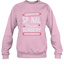 I Survived Spinal Fusion Surgery Crewneck Sweatshirt Crewneck Sweatshirt - HHHstores