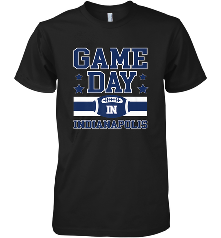 NFL Indianapolis Game Day Football Home Team Men's Premium T-Shirt Men's Premium T-Shirt / Black / XS Men's Premium T-Shirt - HHHstores