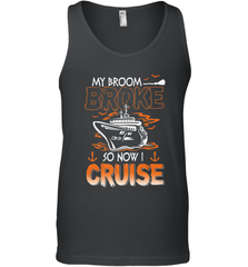 My Broom Broke So Now I Cruise Halloween Cruising Men's Tank Top Men's Tank Top - HHHstores