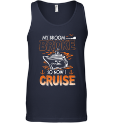 My Broom Broke So Now I Cruise Halloween Cruising Men's Tank Top Men's Tank Top - HHHstores