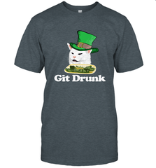 Git Drunk Funny Arguing Cat Meme St Patricks Day Men's T-Shirt Men's T-Shirt - HHHstores