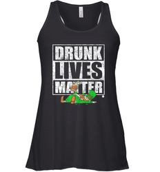 Drunk Lives Matter Leprechaun St Patricks Day Women's Racerback Tank