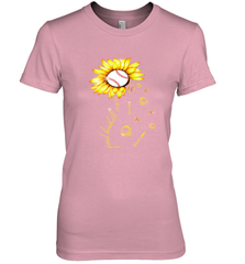 Baseball Proud Sunflower Women's Premium T-Shirt Women's Premium T-Shirt - HHHstores