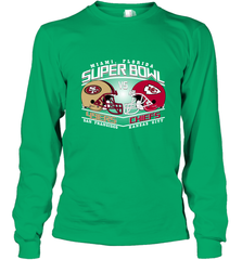 NFL Super bowl San Francisco 49ers vs. Kansas City Chiefs Long Sleeve T-Shirt Long Sleeve T-Shirt - HHHstores