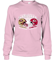 NFL Super bowl San Francisco 49ers vs. Kansas City Chiefs Long Sleeve T-Shirt Long Sleeve T-Shirt - HHHstores