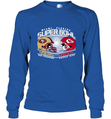 NFL Super bowl San Francisco 49ers vs. Kansas City Chiefs Long Sleeve T-Shirt Long Sleeve T-Shirt - HHHstores