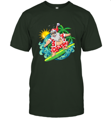 Christmas in July Santa Claus Hawaiian Surfing Gift Surf Men's T-Shirt Men's T-Shirt - HHHstores