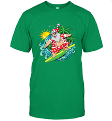 Christmas in July Santa Claus Hawaiian Surfing Gift Surf Men's T-Shirt Men's T-Shirt - HHHstores