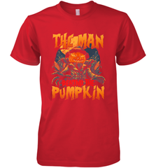 Mens Halloween Fun Dad The Man Behind Pumpkin Gift Men's Premium T-Shirt Men's Premium T-Shirt - HHHstores
