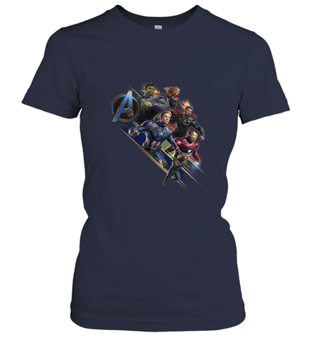 Marvel Avengers Endgame Action Pose Logo Women's T-Shirt