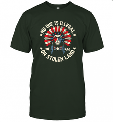 No One Is Illegal On Stolen Land Indigenous Immigrant Men's T-Shirt Men's T-Shirt - HHHstores